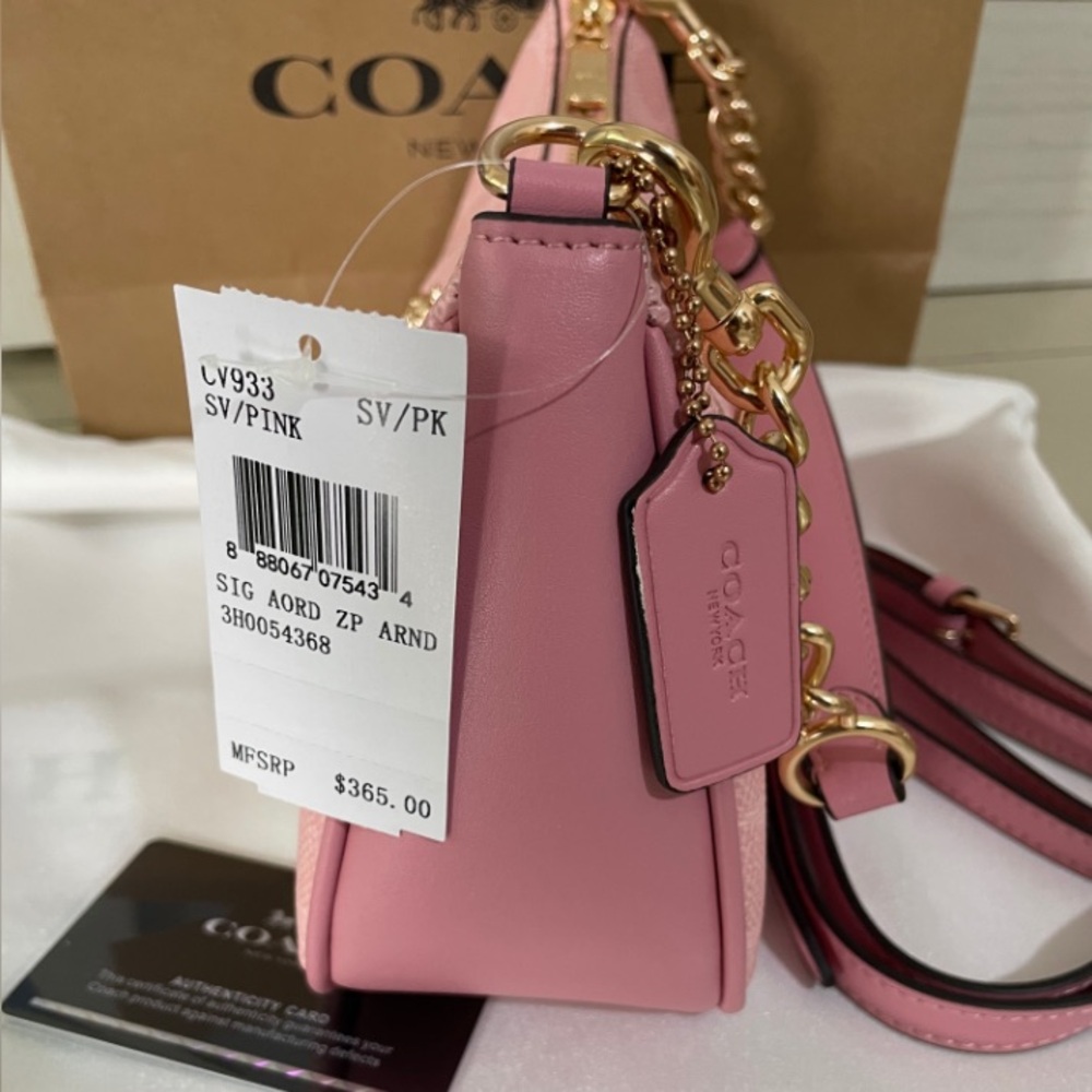 Coach Teri Shoulder Bag In Signature Canvas CA933 - Picture 4 of 12